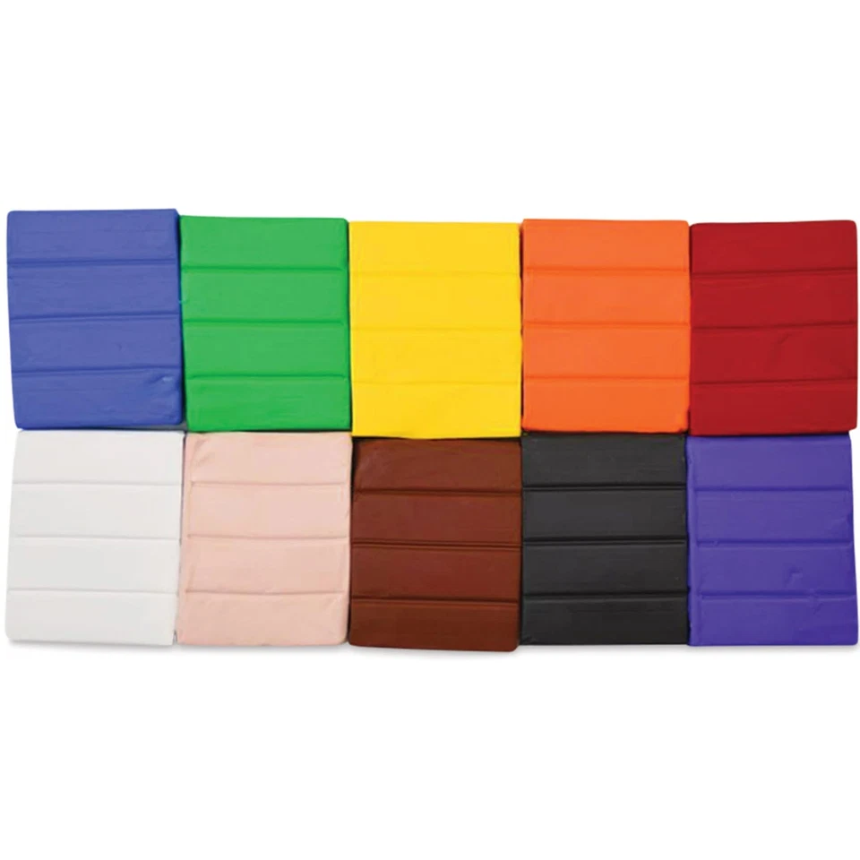 Sculpey III 10 Pack Non Toxic Polymer Oven Bake Clay Classic Colors for Crafts - Image 2 of 4