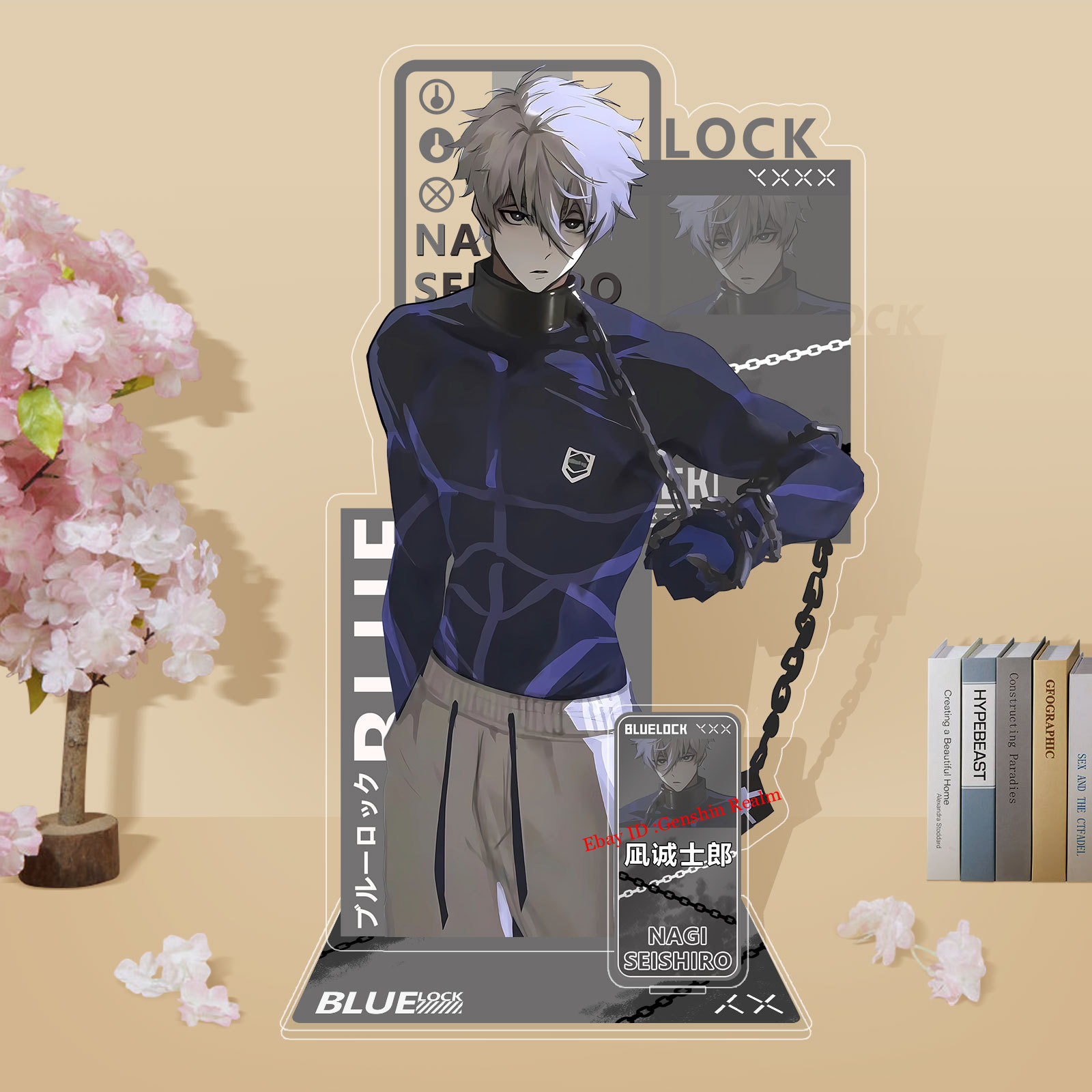 Anime BLUE LOCK Nagi Seishiro Stand Establish Brand Figure Acrylic