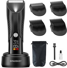 Manscape Trimmer Men Electric Body Ball Hair Trimmer IPX7 Waterproof Cordless