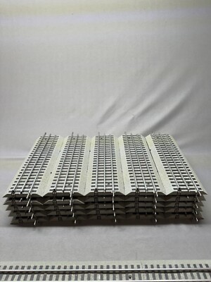 LIONEL FASTRACK LOT train fasttrack track STRAIGHT 10 inch o gauge 6-12014 (25)