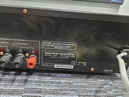 J1202 Marantz PM30 amplificatore stereo integrato PM 30 - Foto 10 di 10