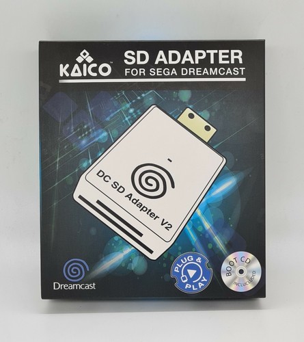 Kaico Sega Dreamcast DC SD Adaptor Adapter for Dreamshell with Boot CD - Picture 1 of 5