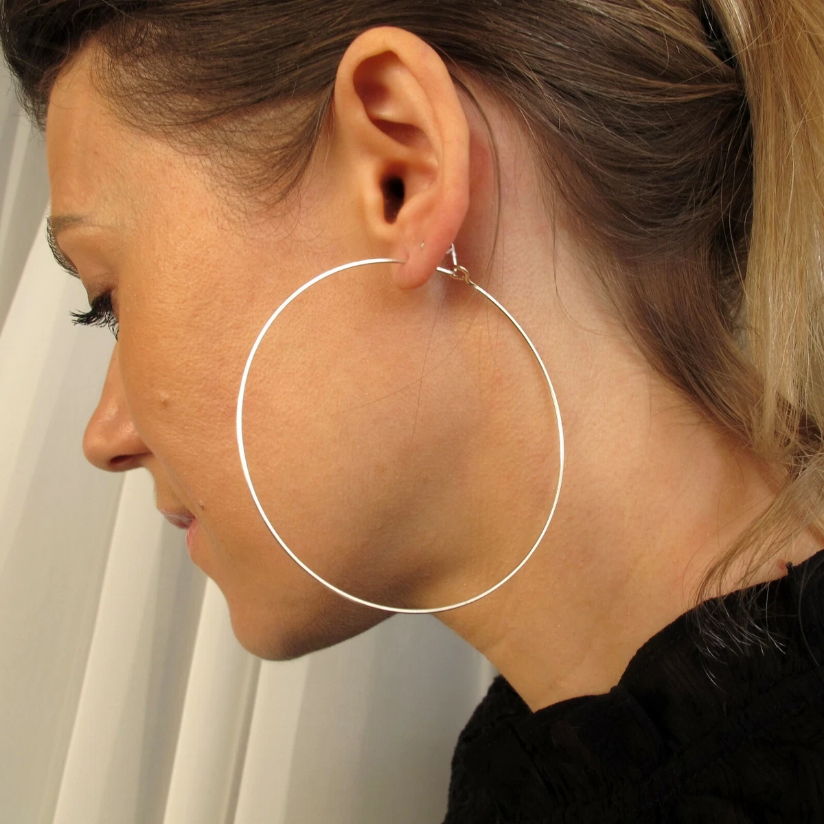 Xl sale hoop earrings