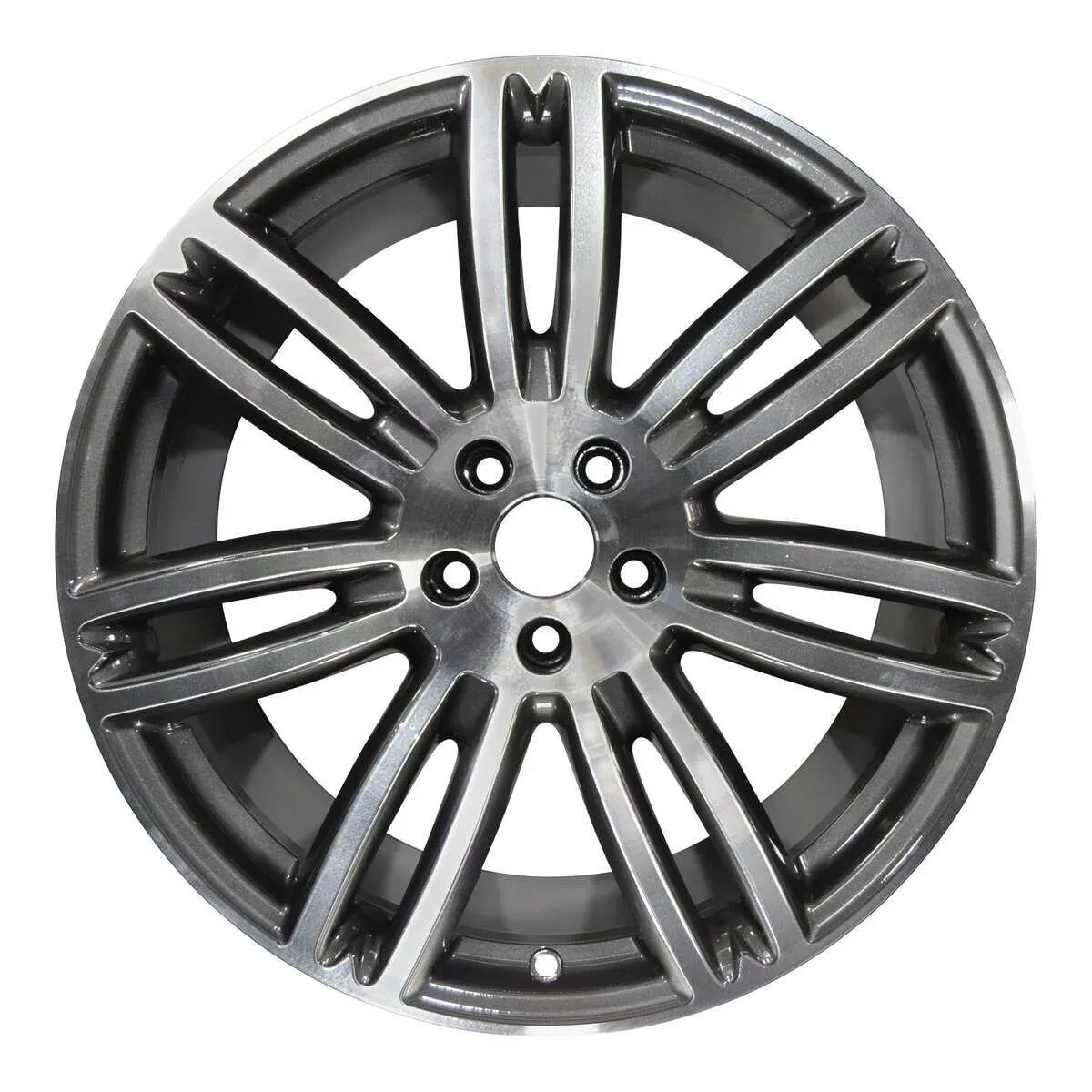 20" INCH MASERATI GHIBLI WHEEL RIM 670016859 OEM FRONT MACHINED CHARCOAL 17156