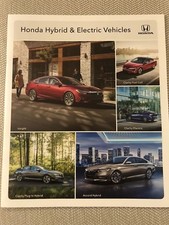 2019 HONDA HYBRID & ELECTRIC VEHICLES 20-page Original Sales Brochure
