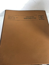 Triumph Toledo Genuine BMC 1500TC Repair Operation Manual (545637)