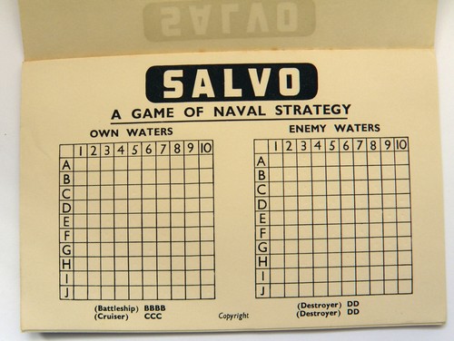 Salvo A game of Naval Strategy for Two Players c.1950s - 60s - Picture 7 of 8