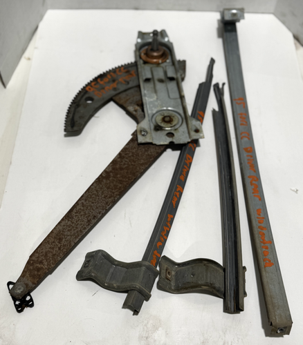 1992-1996 Ford F150 F250 F350 LEFT REAR WINDOW REGULATOR AND TRACKS OEM - Picture 2 of 10