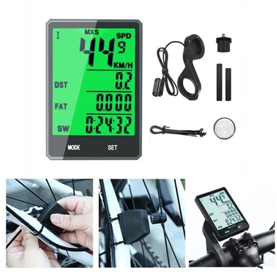 Portable Bicycles Odometers High Precisions Water Proof Bike Computer