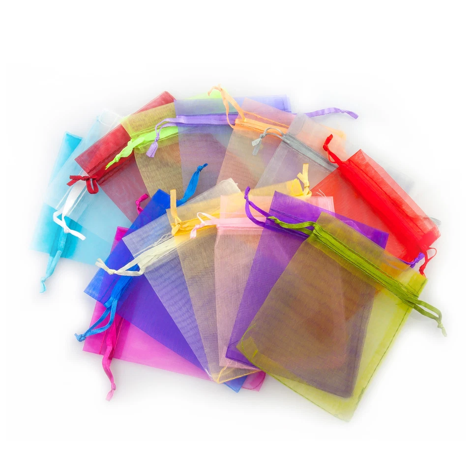 Organzasäckchen Organzabeutel Farbauswahl Hochzeit Geschenk Geburtstag Organza