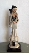 Guido Cortese Splendida Skulptur Figur Dame Sammlerst&uuml;ck Vintage