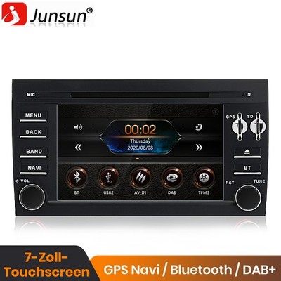 7 Zoll Autoradio Für Porsche Cayenne  GPS Navi RDS BT DAB+ CD DVD SWC