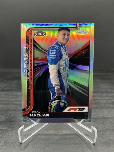 2025 Topps Chrome Formula 1 F1 Isack Hadjar RC Rookie Image Variation IV SP #12