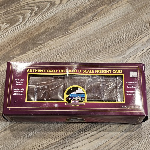 NUEVO Brown MTH Premier # 20-93442 C&O Chesapeake y Ohio Box Car calibre O | Zustand: New