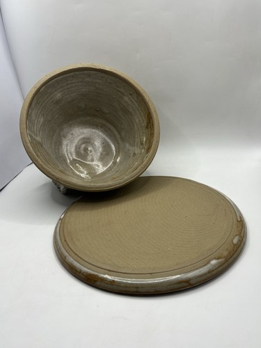 Very Rare Vintage Levi's Hand Made Pottery Cheese / Butter Dish - Picture 11 of 15