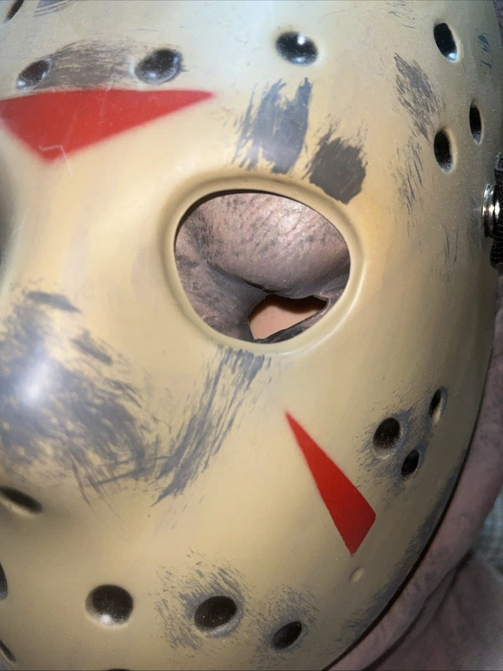Rubies DELUXE FRIDAY 13th JASON VOORHEES MASK W/removable Hockey Mask Never Worn - Image 4 of 4