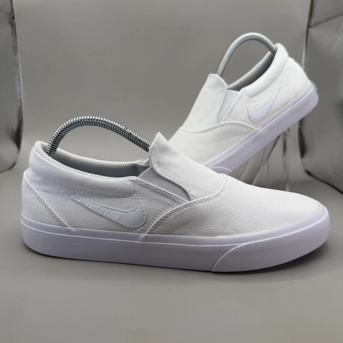 Nike Charge Canvas SB Triple White for Sale | Authenticity  display picture 1