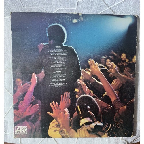 ARETHA FRANKLIN Live Fillmore West Promo LP gatefold VTG Ray Charles RARE insert - Picture 5 of 9