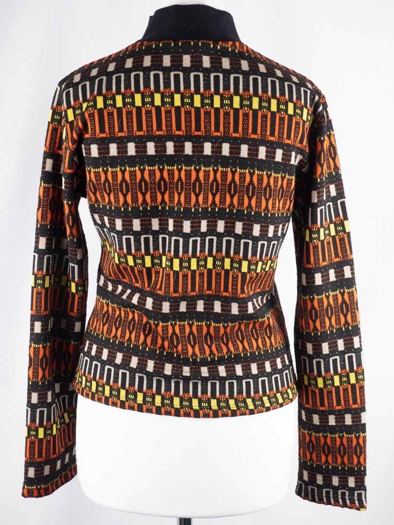Zara Long Sleeve Patterned Jumper Size S Pre-Owned image 4
