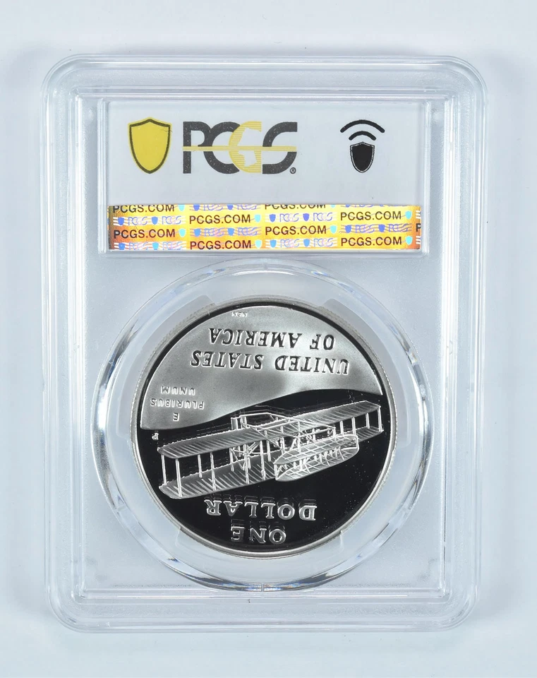 2003-P First Flight Commemorative Dollar PR69 DCAM PCGS Blue Label *4707 - Image 2 of 4