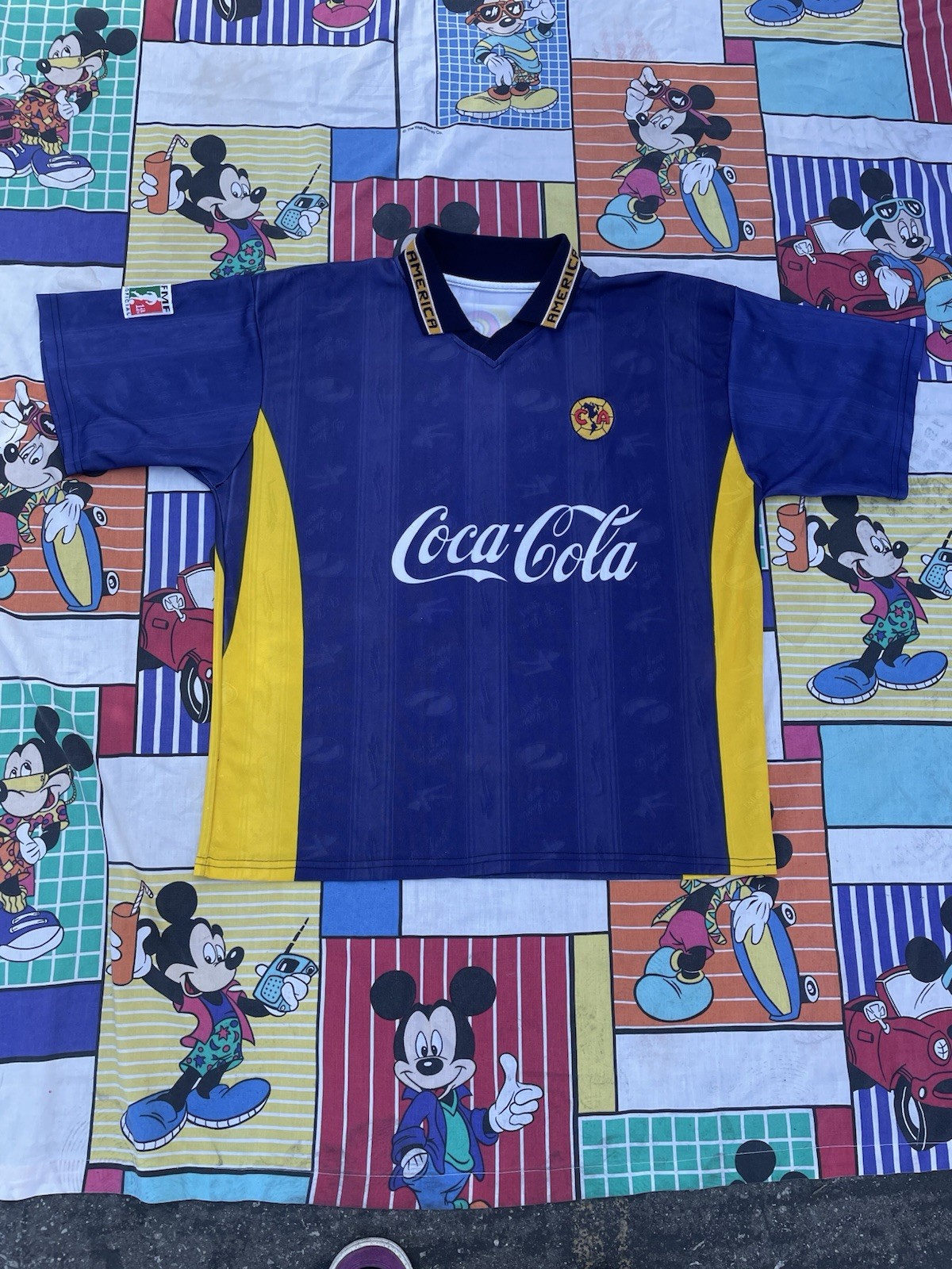 Vintage Club America Soccer Jersey Nike Bootleg Zamorano Blanco Mexico Aba Sport