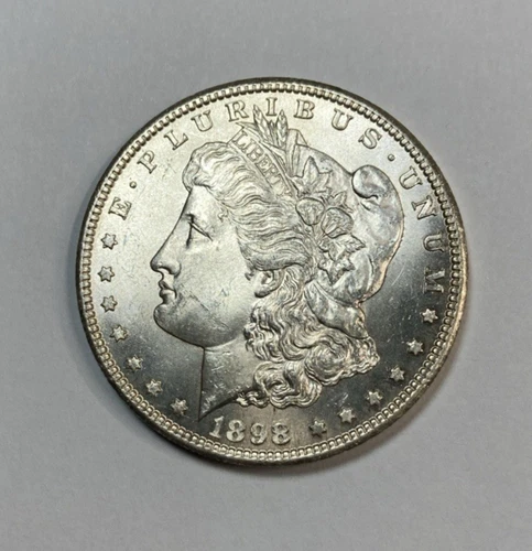 1898-S Morgan Silver Dollar Brilliant Uncirculated Better date