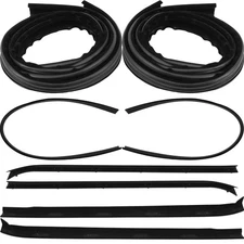 8 PCS Run Channel Window Sweep Weatherstrip Seal for Ford F-100 150 250 350