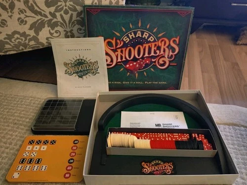Sharp Shooters Dice Game 1994 Milton Bradley USA Vintage COMPLETE