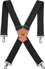 2 Inch Suspenders - Heavy Duty Work Suspenders for Men