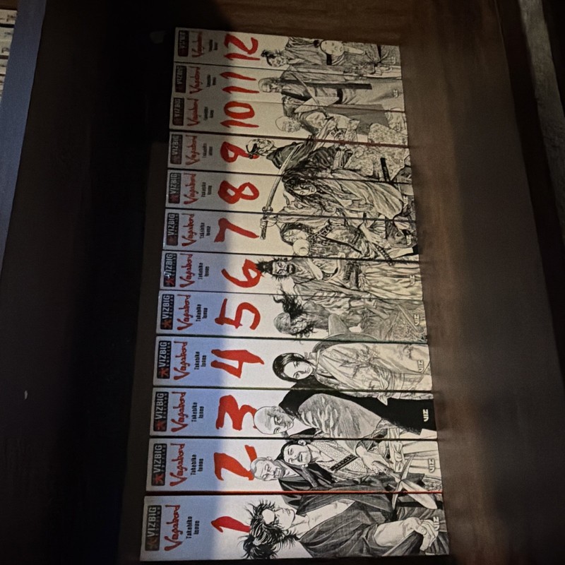 Vagabond VIZ Media English Manga Comic Book Lot Vol. 1-12 Takehiko Inoue