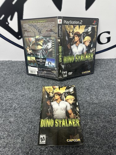 Dino Stalker Sony PlayStation 2 COVER & Manual Only Authentic - FREE SHIPPING! - Picture 1 of 4