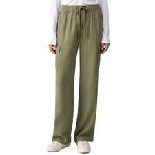 Social Standard by Sanctuary Women's Green Relaxed Pull-On Cargo Pant - Size: S