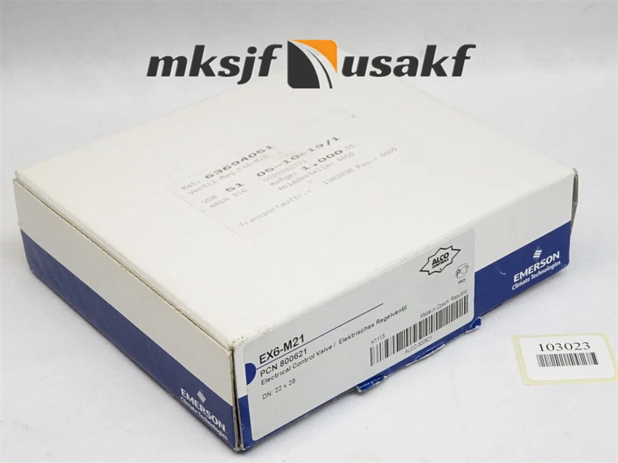 cx/EMERSON EX6-M21 800621 ELECTRICAL CONTROL VALVE New in box US Free tax - Image 2 of 3