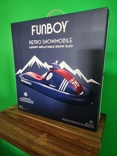 FUNBOY Giant Inflatable Luxury Retro Winter Snowmobile Snow Sled New