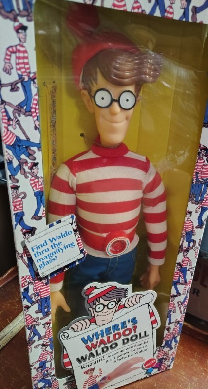 Vintage "Wheres Waldo" Waldo Doll In Original Box