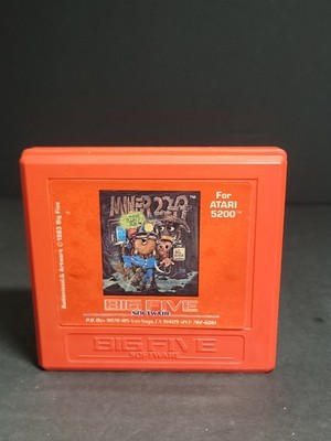 Atari 5200 Miner 2049er Tested and Working