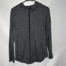 Columbia Hoodie Womens Medium Pullover Hooded Grey Omni-Shade Lightweight