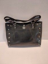 English Retreads Black Recycled Tire Rubber Tote Purse Vegan Goth 15x10 Black English Retreads Black Recycled Tire Rubber Tote Purse Vegan Goth 15x10 Black