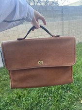 Vintage Coach Tan Regency Brief 5255 PLEASE READ DESCRIPTION