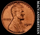 1944 Lincoln Wheat Cent- Choice Gem Brilliant Uncirculated Luster #J5686