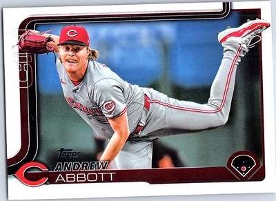 Andrew Abbott 2025 Topps #140 Cincinnati Reds