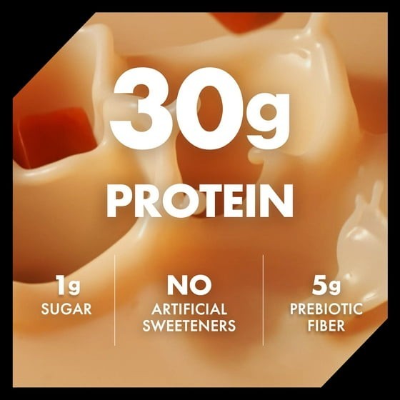 Protein Shake, Salted Caramel, 30G High Protein Drinks, Shelf Stable, Ready to D