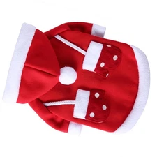 Warm Dog Clothes Coral Velvet Dog Costume Fashionable Hooded Design Pet Clothes