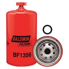 BALDWIN FILTERS BF1356 Fuel Filter,7-13/32x3-11/16x7-13/32 In 2XVX7