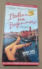 Italian For Beginners - Full-Length Screener VHS Demo Tape Factory Sealed New