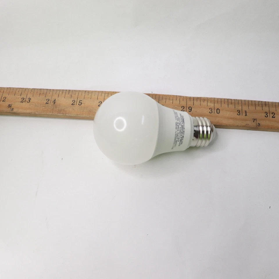 (8-Pk) Non-Dimmable LED Light Bulb Soft White A19 40W Eqv 1002882865 - Image 4 of 4