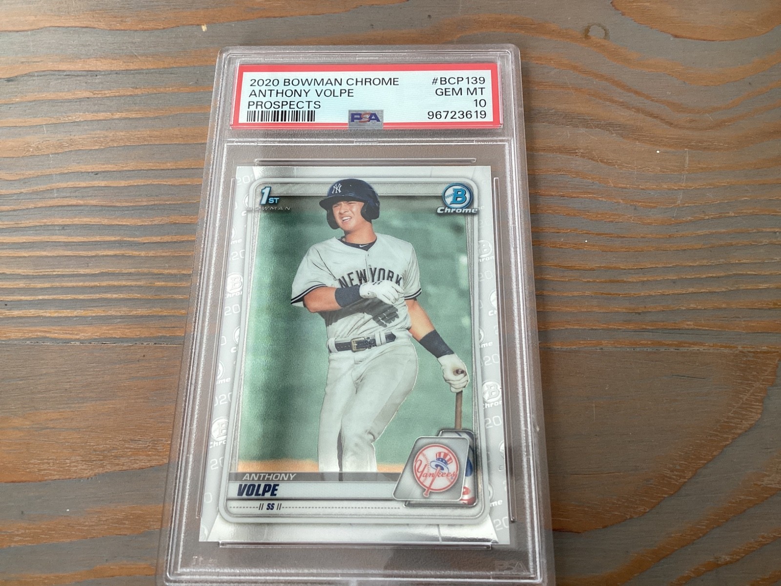 2020 Bowman - Chrome Prospects Anthony Volpe #BCP-139 (RC)