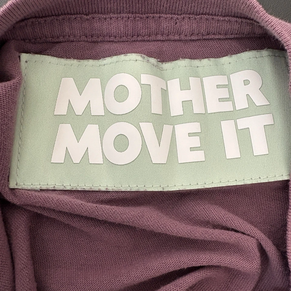 Camiseta Feminina Manga Longa Mãe Tamanho Médio Roxa Gráfica Move It - Imagem 4 de 4