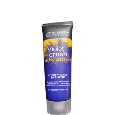 John Frieda Violet Crush für blondes Haar Shampo 75ml  Intensiv Silber Shampoo 