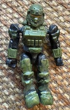 Halo Mega Bloks Unsc Spartan Soldier Green Mini Figure Halo Mega Bloks Unsc Spartan Soldier Green Mini Figure